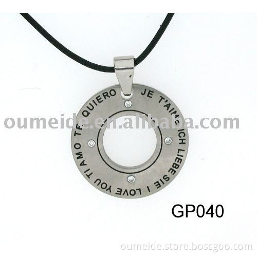 OEM/ODM Metal Factory Stainless steel &titanium pendant